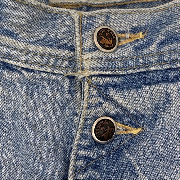 Vintage Santana 90s Y2K High Waisted Jean Shorts - Picture 3 of 5